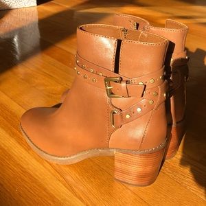 Michael Kors brown ankle boots (Never Used)